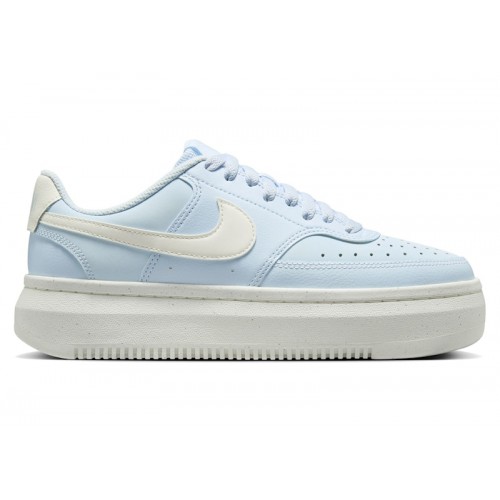 Кроссы Nike Court Vision Alta Blue Tint Sail (W) - женская сетка размеров