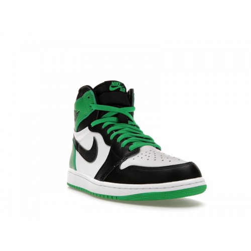 Кроссы Jordan 1 Retro High OG Lucky Green - мужская сетка размеров