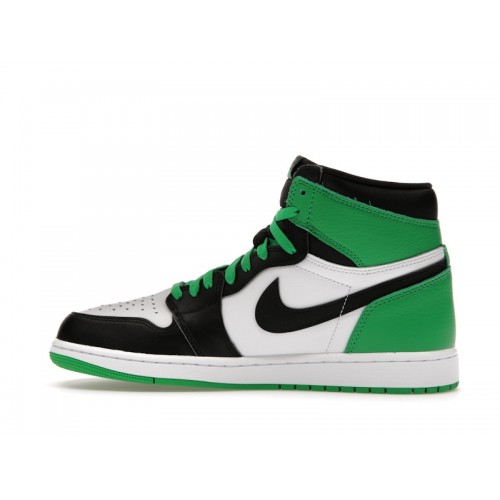 Кроссы Jordan 1 Retro High OG Lucky Green - мужская сетка размеров