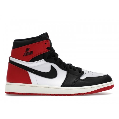 Кроссы Jordan 1 Retro High OG Black Toe Reimagined - мужская сетка размеров