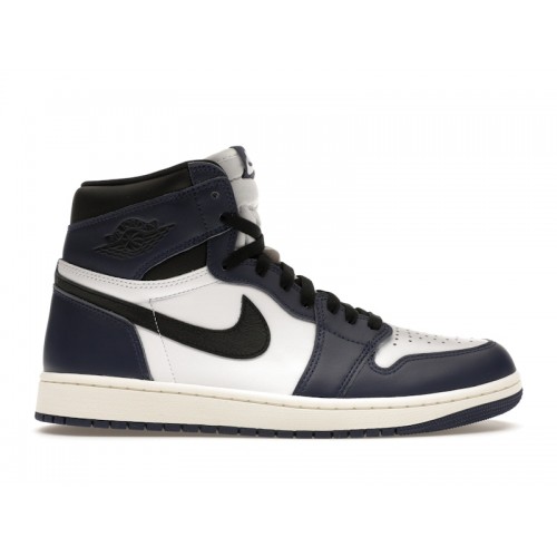 Кроссы Jordan 1 Retro High OG Midnight Navy - мужская сетка размеров