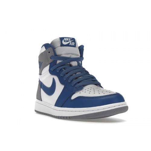 Кроссы Jordan 1 Retro High OG True Blue - мужская сетка размеров