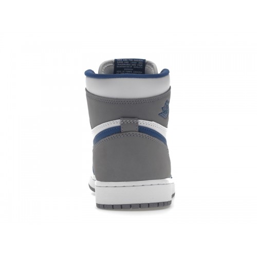 Кроссы Jordan 1 Retro High OG True Blue - мужская сетка размеров