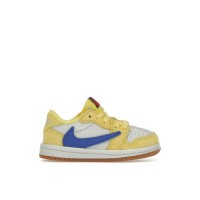 Кроссовки для малыша Jordan 1 Retro Low OG SP Travis Scott Canary (TD)