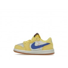 Малышам Jordan 1 Retro Low OG SP Travis Scott Canary (TD)