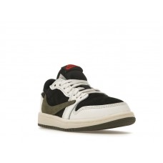 Детские Jordan 1 Retro Low OG SP Travis Scott Olive (PS)