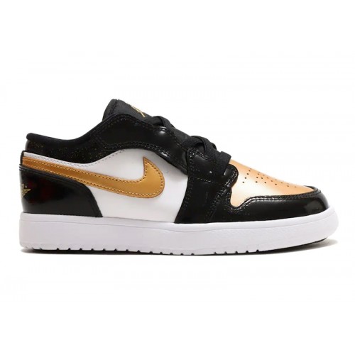 Air Jordan 1 Low ALT SE BP Gold Toe - детская сетка размеров