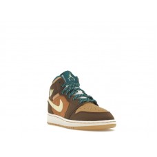 Подростковые Jordan 1 Mid Cacao Wow (GS)