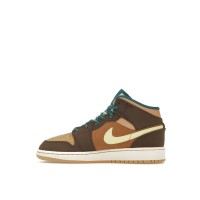 Подростковые Jordan 1 Mid Cacao Wow (GS)