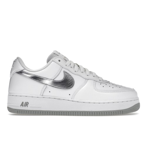 Кроссы Nike Air Force 1 07 Low Color of the Month White Metallic Silver - мужская сетка размеров