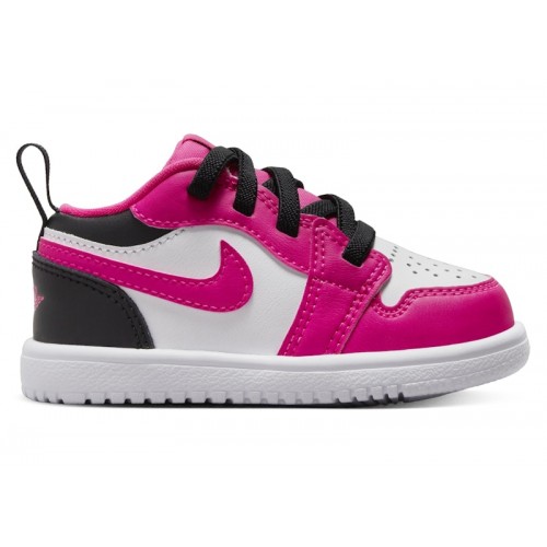 Air Jordan 1 Low ALT TD Fierce Pink - детская сетка размеров