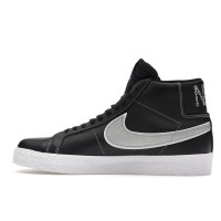 Кроссовки Nike SB Zoom Blazer Mid Mason Silva Dark Obsidian Metallic Silver
