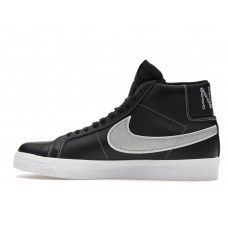 Кроссовки Nike SB Zoom Blazer Mid Mason Silva Dark Obsidian Metallic Silver