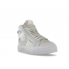 Кроссовки Nike SB Blazer Mid Warning Label Summit White