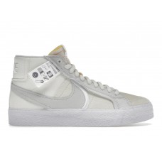 Кроссовки Nike SB Blazer Mid Warning Label Summit White