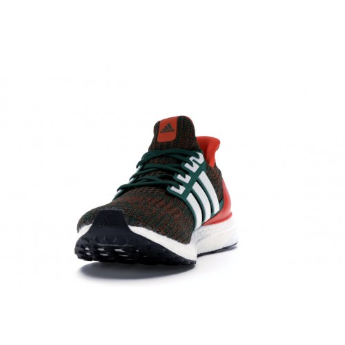 Кроссы adidas Ultra Boost 4.0 Miami Hurricanes - мужская сетка размеров
