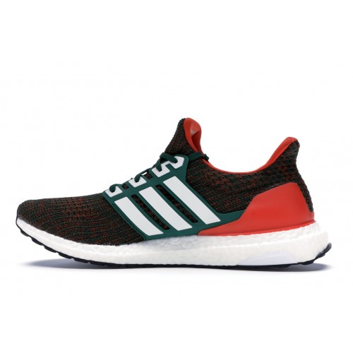 Кроссы adidas Ultra Boost 4.0 Miami Hurricanes - мужская сетка размеров