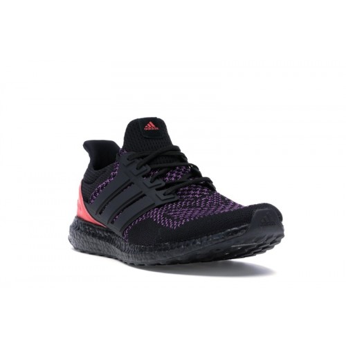 adidas Ultra Boost Core Black Active Purple Shock Red - мужская сетка размеров
