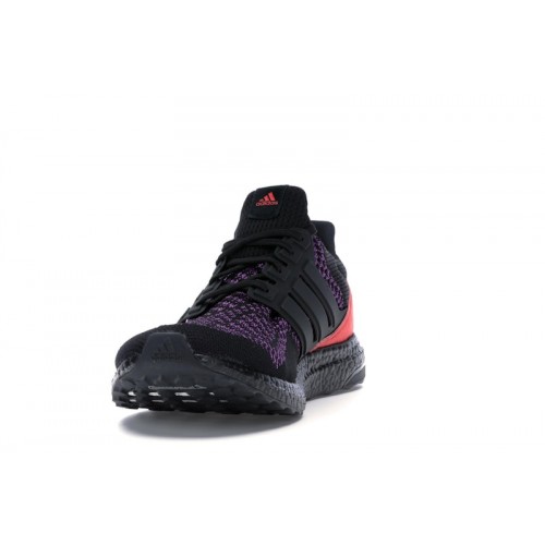 adidas Ultra Boost Core Black Active Purple Shock Red - мужская сетка размеров