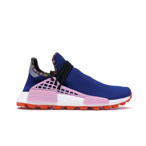 Кроссы adidas NMD Hu Pharrell Inspiration Pack Powder Blue - мужская сетка размеров