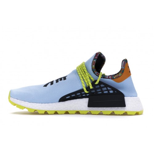 Кроссы adidas NMD Hu Pharrell Inspiration Pack Clear Sky - мужская сетка размеров