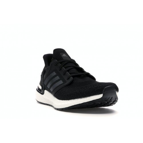 Кроссы adidas Ultra Boost 20 Core Black Night Metallic - мужская сетка размеров
