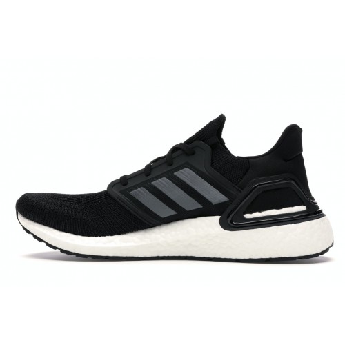 Кроссы adidas Ultra Boost 20 Core Black Night Metallic - мужская сетка размеров