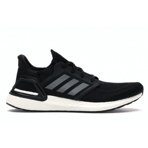 Кроссы adidas Ultra Boost 20 Core Black Night Metallic - мужская сетка размеров