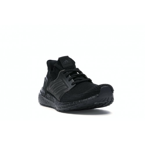 Кроссы adidas Ultra Boost 2019 Triple Black (W) - женская сетка размеров