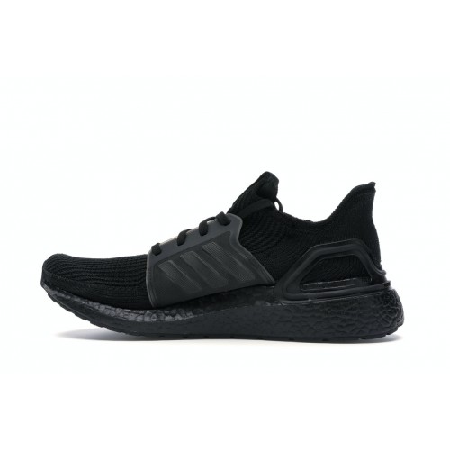 Кроссы adidas Ultra Boost 2019 Triple Black (W) - женская сетка размеров