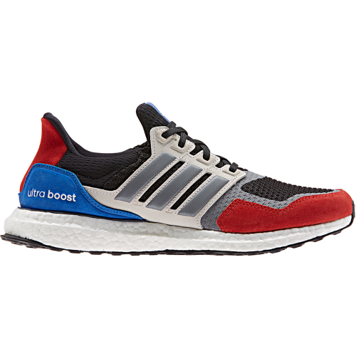 Кроссы adidas Ultra Boost S&L Black Red Blue - мужская сетка размеров