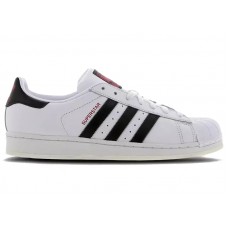 adidas Superstar White Red Black