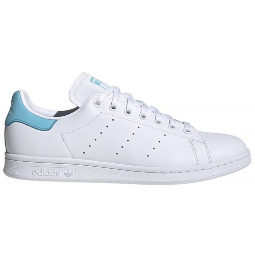 Кроссы adidas Stan Smith Cloud White Blue Glow - мужская сетка размеров