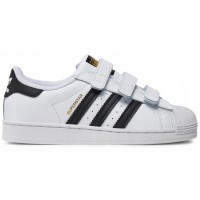 Детские adidas Superstar Strap Cloud White Core Black (PS)