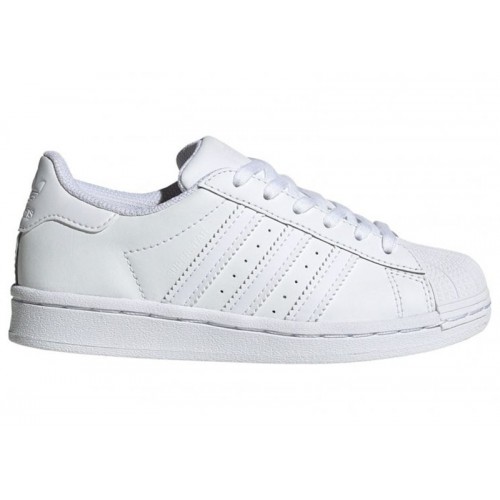 adidas Superstar Triple White (PS) - детская сетка размеров