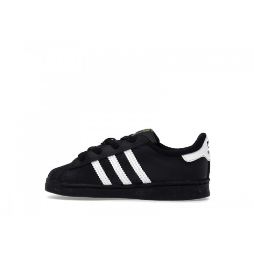 adidas Superstar Core Black Cloud White Gold (TD) - детская сетка размеров