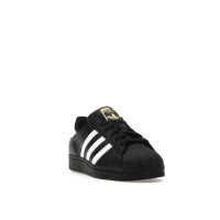 Подростковые adidas Superstar Core Black Cloud White Gold (GS)
