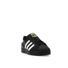 Подростковые adidas Superstar Core Black Cloud White Gold (GS)