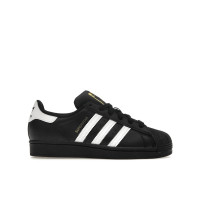 Подростковые adidas Superstar Core Black Cloud White Gold (GS)
