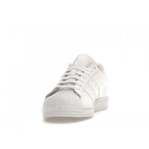 adidas Superstar Triple White (GS) - подростковая сетка размеров