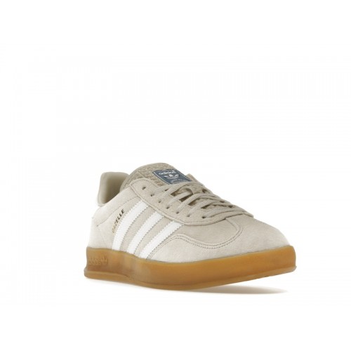 Кроссы adidas Originals Gazelle Indoor Clear Brown Cloud White Gum - мужская сетка размеров