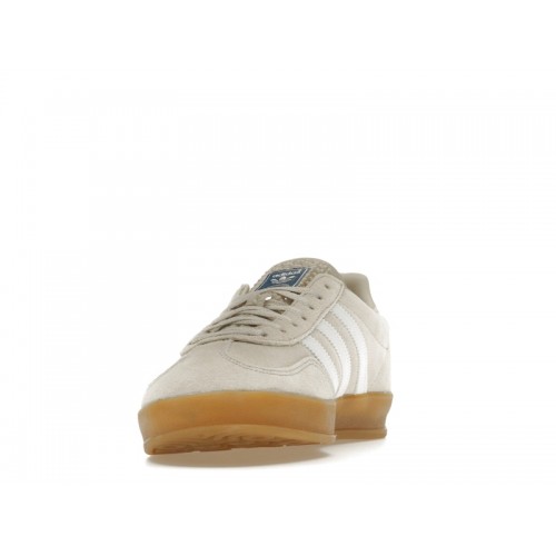 Кроссы adidas Originals Gazelle Indoor Clear Brown Cloud White Gum - мужская сетка размеров