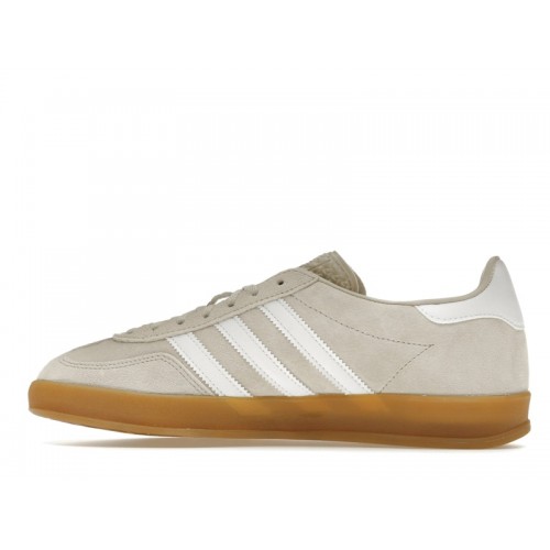 Кроссы adidas Originals Gazelle Indoor Clear Brown Cloud White Gum - мужская сетка размеров