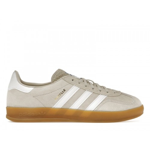 Кроссы adidas Originals Gazelle Indoor Clear Brown Cloud White Gum - мужская сетка размеров