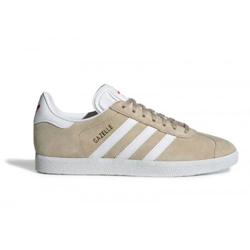 adidas Gazelle Savanna Cloud White Glory Red (W) - женская сетка размеров