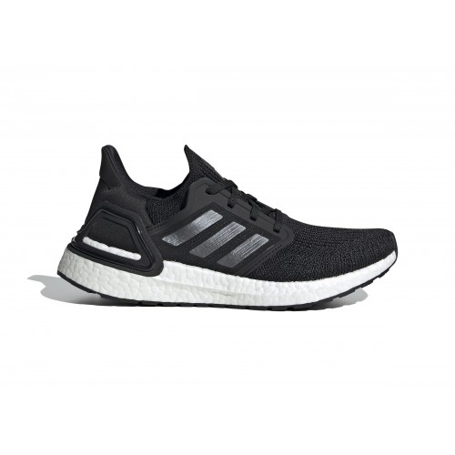 Кроссы adidas Ultra Boost 20 Core Black (W) - женская сетка размеров