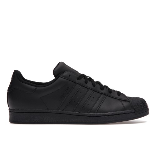 Кроссы adidas Superstar All Black - мужская сетка размеров