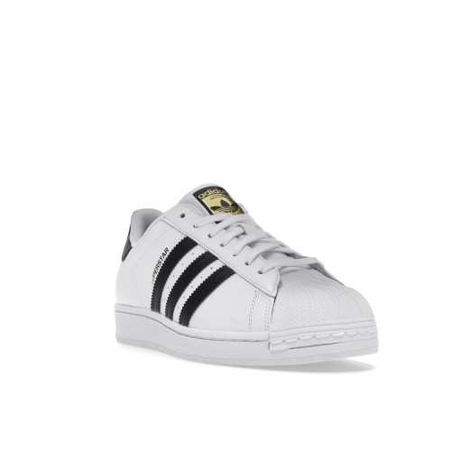 Кроссы adidas Superstar White Black (2019) - мужская сетка размеров