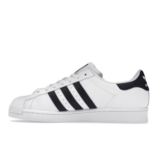 Кроссы adidas Superstar White Black (2019) - мужская сетка размеров