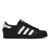 Кроссовки adidas Superstar Core Black Cloud White Gold